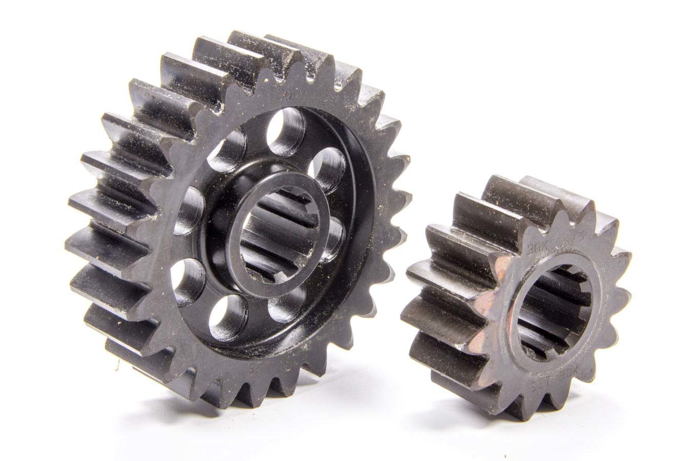 SCS Gears 30K Quick Change Gear Set, Professional, Set 30K, 10 Spline, 4.11 Ratio 7.12 / 2.37, 4.86 Ratio 8.42 / 2.80, Steel, Each