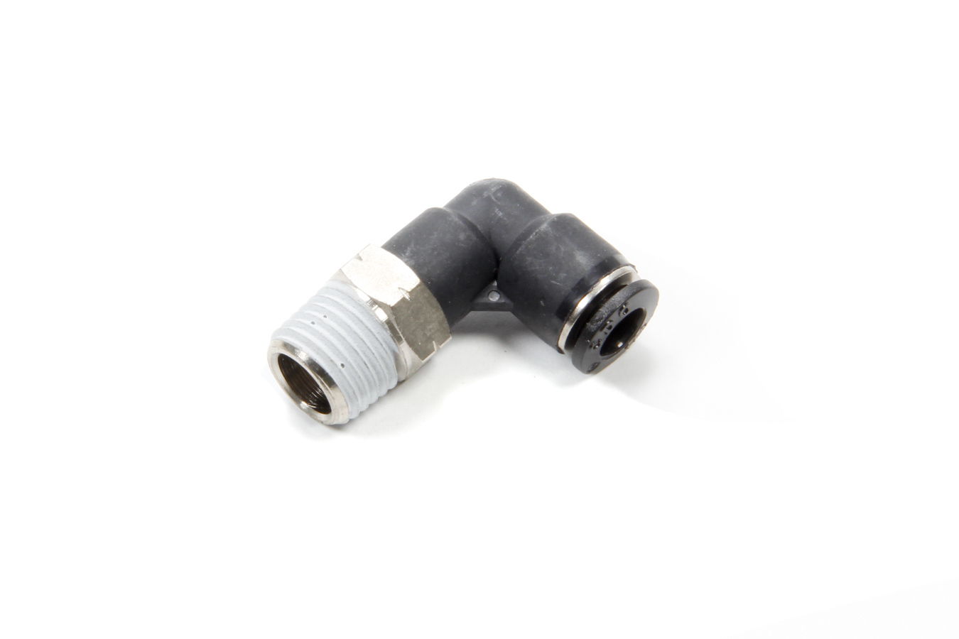 Shiftnoid PC315 Fitting, Adapter, 90 Degree, 1/4 in NPT Male to 1/4 in Hose Quick Disconnect, Plastic, Black, Each