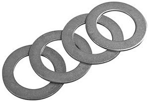 Harland Sharp SP047K Rocker Arm Shim, 0.875 in ID, 0.047 in Thick, Steel, Set of 4