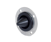 Seals It GS20035WPT Firewall Grommet, 1 Hole, 1.500 in OD, Pointed, Aluminum / Rubber, Black, Each