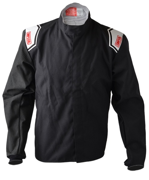 Simpson Safety 102182 Driving Jacket, Apex Kart, Carbon X Sleeve, Black, Small, Each