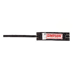 Simpson Safety 36000BK Arm Restraint Harness, SFI 3.3, Individual Straps, Padded Arm Bands, Nylon, Black, Adult, Kit