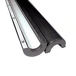 Simpson Safety 36008S Roll Bar Padding, SFI 45.1, 36 in Long, 1-5/8 in to 2 in Tube, C-Shaped, Black, Each