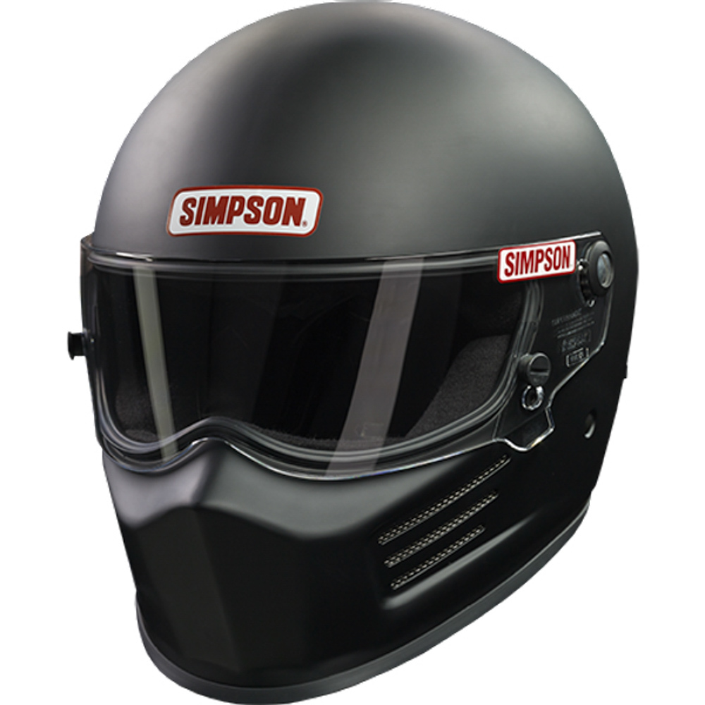 Helmet - Bandit - Snell SA2020 - Head and Neck Support Ready - Flat Black - Large - Each