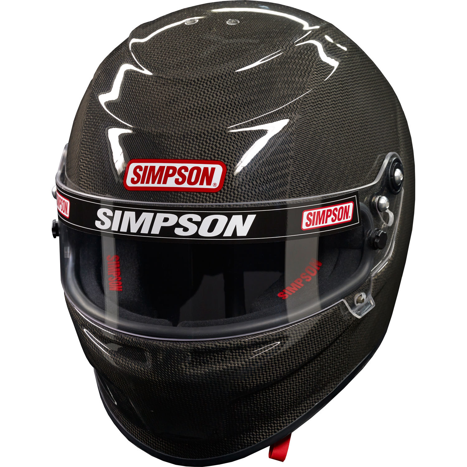 Simpson Safety 785002C Helmet, Venator, Snell SA2020, Head and Neck Support Ready, Carbon Fiber, Medium, Each