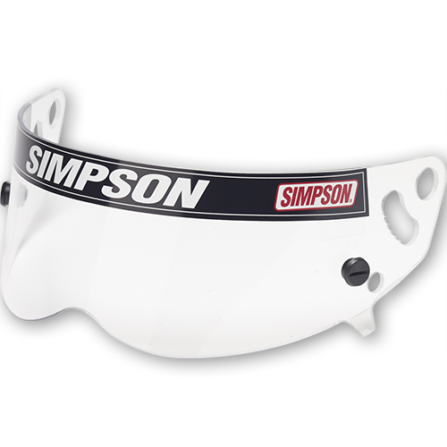 Simpson Safety 89400A Helmet Shield, Clear, Bandit / Super Bandit / Carbon Bandit / Drag Bandit Model Helmets, Each
