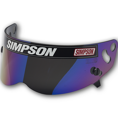 Simpson Safety 89402 Helmet Shield, Iridium, Bandit / Super Bandit / Carbon Bandit / Drag Bandit Model Helmets, Each