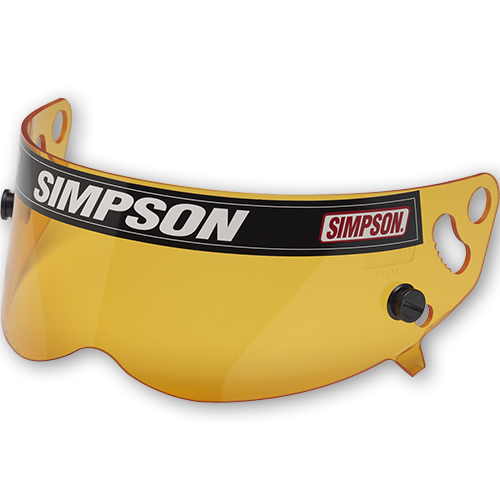 Simpson Safety 89403A Helmet Shield, Amber, Bandit / Super Bandit / Carbon Bandit / Drag Bandit Model Helmets, Each