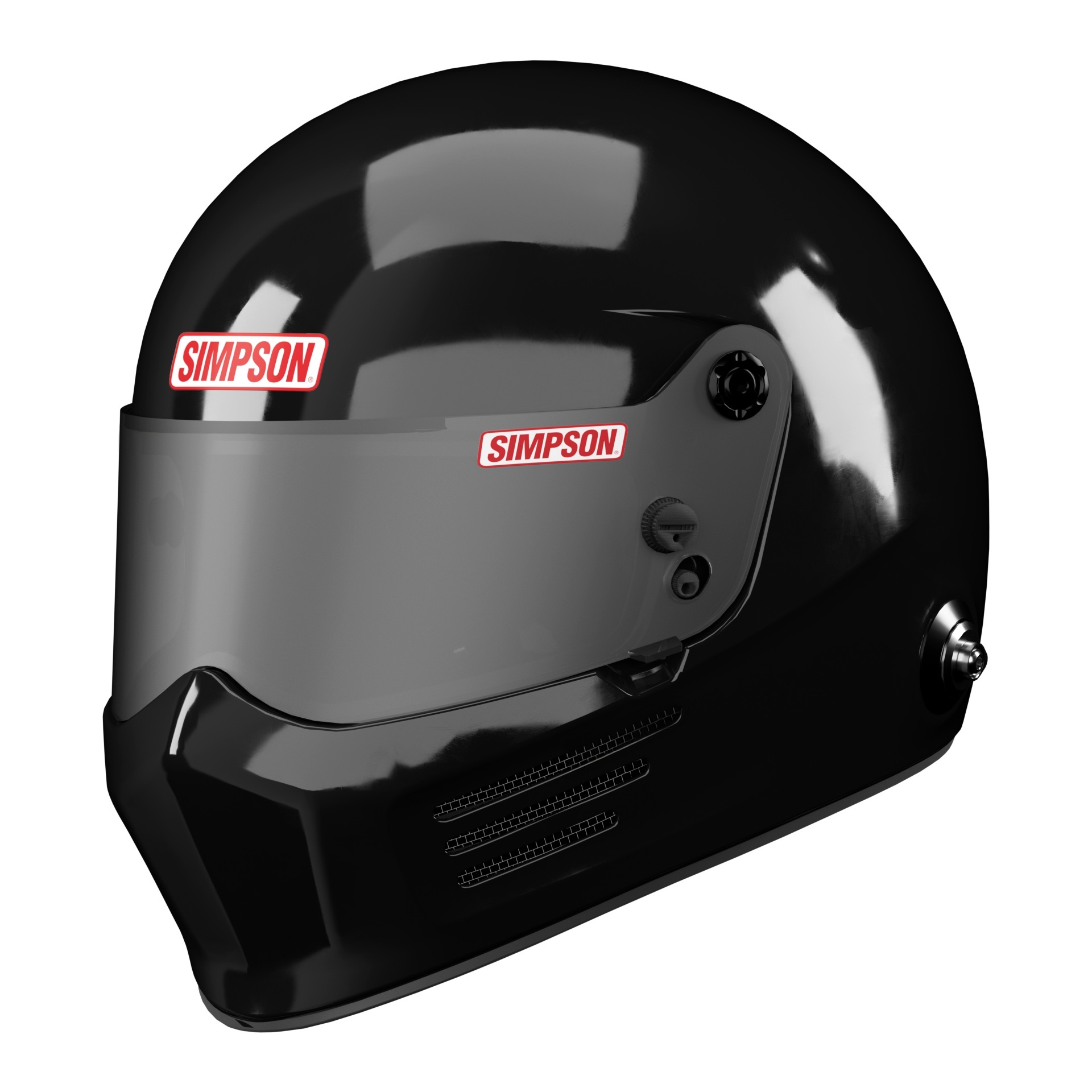 Helmet - Bandit - Full Face - Snell Sa2025 - Head And Neck Support Ready - Black - Small - Each