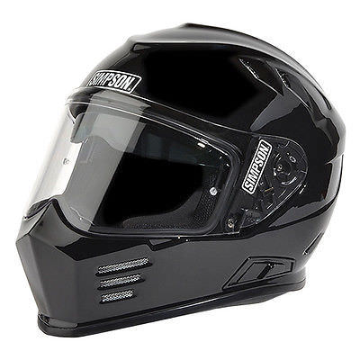 Simpson Safety GBDL2 Helmet, Bandit, DOT, Black, Large, Each