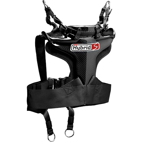 Simpson Safety HYSMED11PA Head and Neck Support, Hybrid S, SFI 38.1, FIA Approved, Plastic, Black, Medium, Each