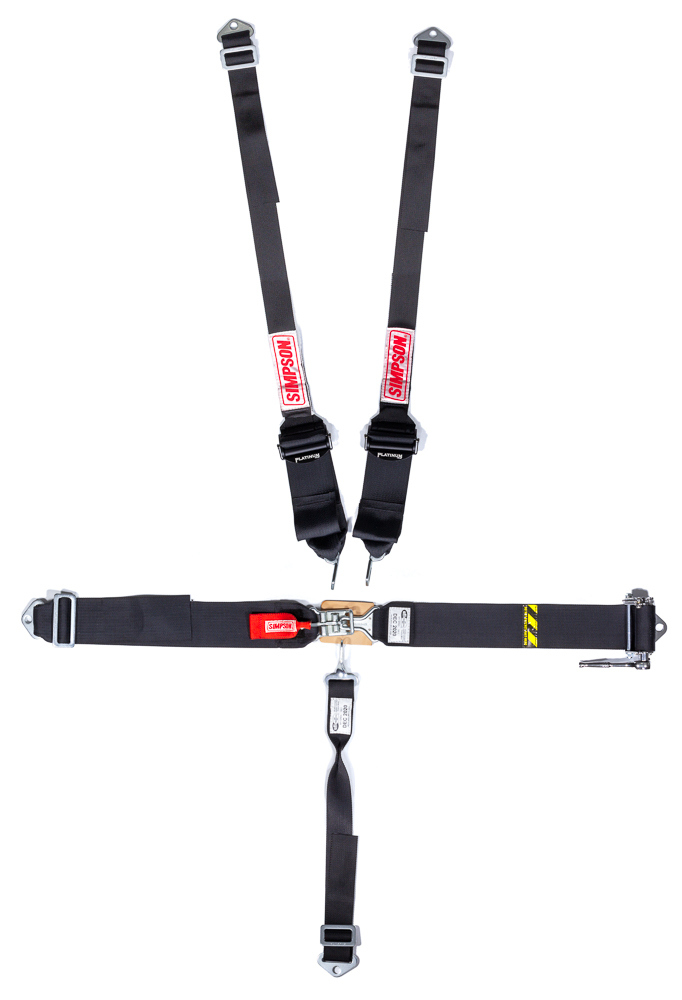 Simpson Safety SB51204 - 5-PT Harness System Alum Ratchet Left Side
