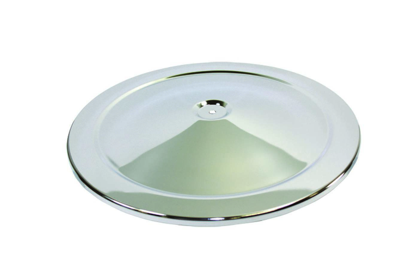 Specialty Products 7112A Air Cleaner Lid, 14 in Round, Steel, Chrome, Each
