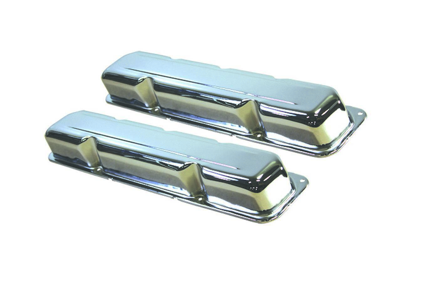 Specialty Products 7549 Valve Cover, Stock Height, Steel, Chrome, AMC V8, Pair