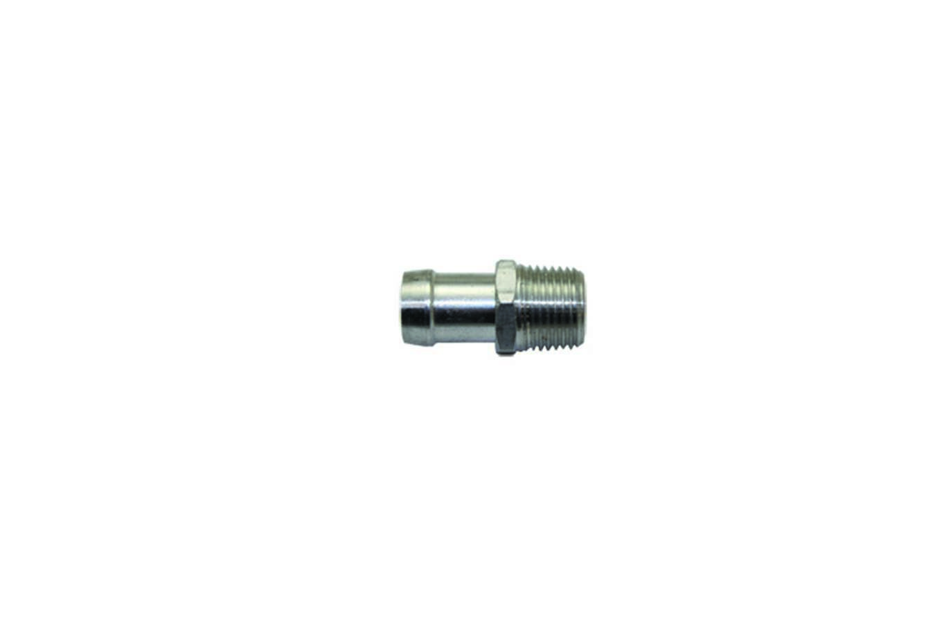 Specialty Products 9126 Fitting, Adapter, Straight, 5/8 in Hose Barb to 1/2 in NPT Male, Aluminum, Natural, Heater Hose, Each