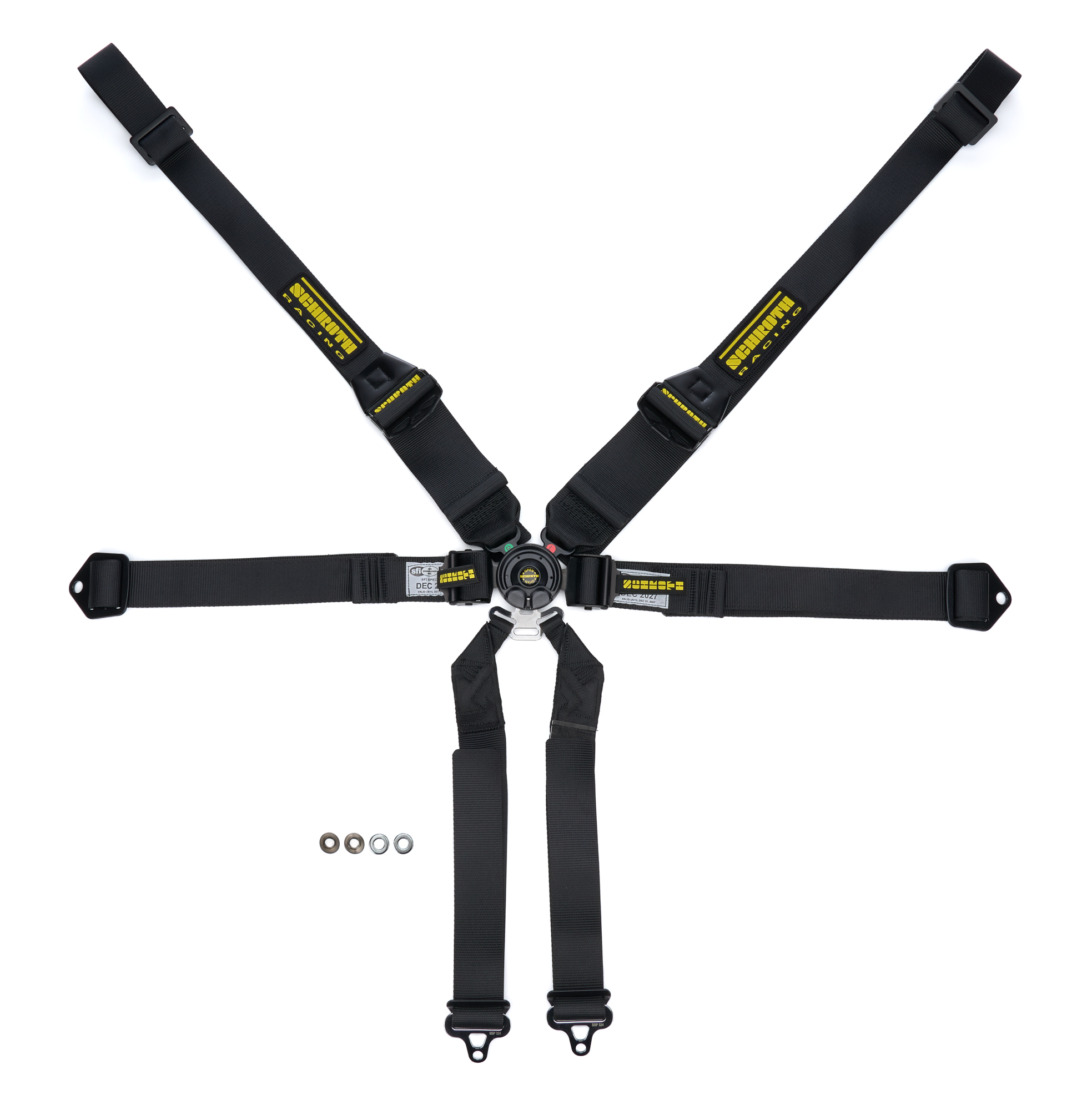 SCHROTH RACING — SCHROTH RACING Harness 6pt Profi II SFI Hans Black