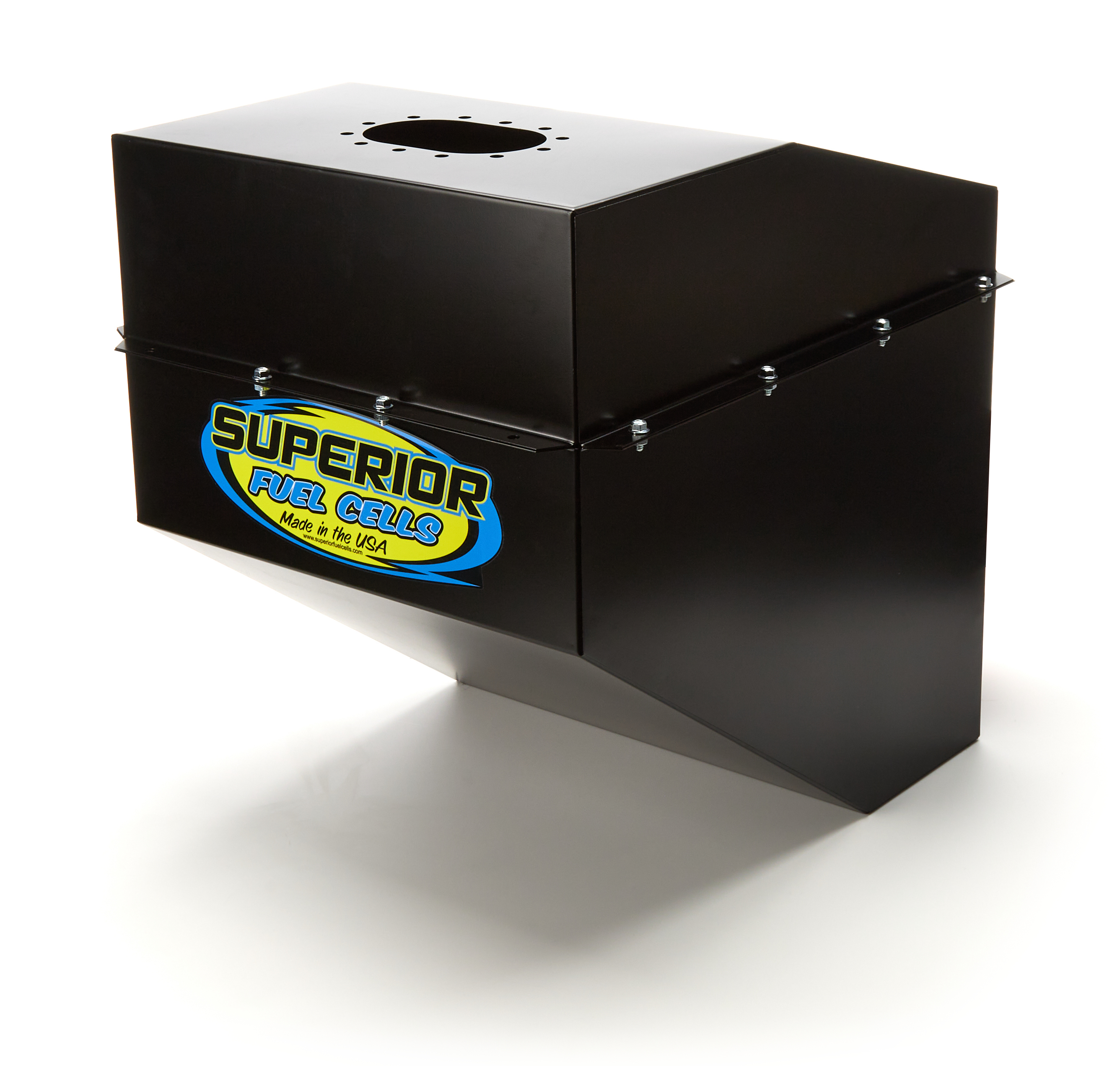 Superior Fuel Cells SFC22CA Fuel Cell Can, 22 gal, 20-3/4 in Deep x 16-1/2 in Wide, Steel, Black Paint, Dirt Late Model / Modified, Each