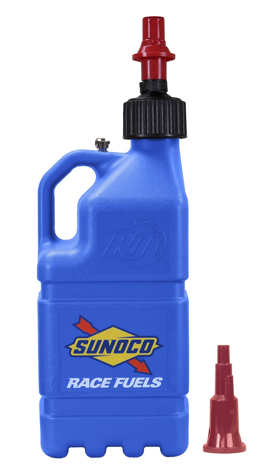 Blue Sunoco Race Jug w/ Fastflo Lid & Vehicle