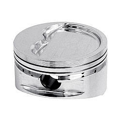 SRP Pistons 138104 Piston, 350 Inverted Dome, Forged, 4.040 in Bore, 1/16 x 1/16 x 3/16 in Ring Grooves, Minus 16.00 cc, Small Block Chevy, Set of 8