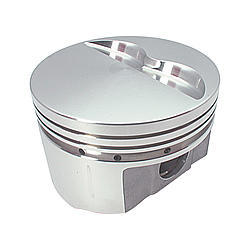 SRP Pistons 138730 Piston, Windsor Flat Top, Forged, 4.030 in Bore, 1/16 x 1/16 x 3/16 in Ring Grooves, Minus 5.00 cc, Small Block Ford, Set of 8