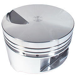 SRP Pistons 139477 Piston, Flat Top, Forged, 4.280 in Bore, 1/16 x 1/16 x 3/16 in Ring Grooves, Minus 3.00 cc, Big Block Chevy, Set of 8