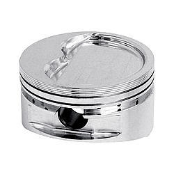 SRP Pistons 139625 Piston, 400 Inverted Dome, Forged, 4.155 in Bore, 1/16 x 1/16 x 3/16 in Ring Grooves, Minus 21.00 cc, Small Block Chevy, Set of 8
