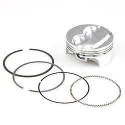 SRP Pistons 271058 Piston and Ring, Professional Series, Forged, 4.030 in Bore, 1.2 x 1.5 x 3.0 mm Ring Groove, Plus 7.00 cc, Small Block Chevy, Kit