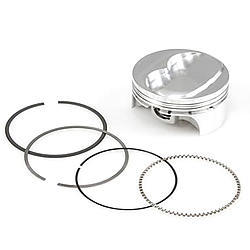 SRP Pistons 271066 Piston and Ring, Professional Series, Forged, 4.155 in Bore, 1.2 x 1.5 x 3.0 mm Ring Groove, Plus 4.00 cc, Small Block Chevy, Kit