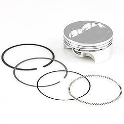 SRP Pistons 271069 Piston and Ring, Professional Series, Forged, 4.155 in Bore, 1.2 x 1.5 x 3.0 mm Ring Groove, Minus 16.00 cc, Small Block Chevy, Kit