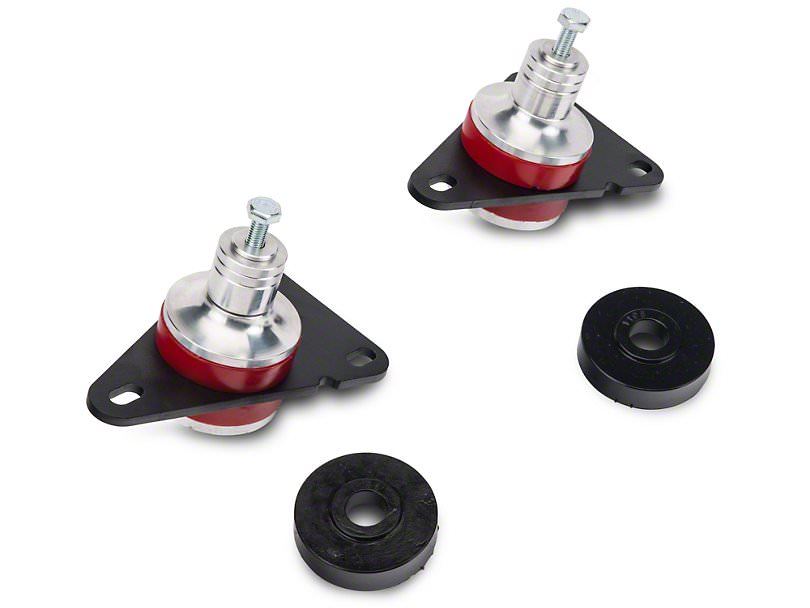 Steeda Autosports 555-4038 Motor Mount, Adjustable, Bolt-On, Street / Competition Bushings, Aluminum, Black Anodized, Ford EcoBoost 4-Cylinder, Ford Mustang 2015-16, Kit