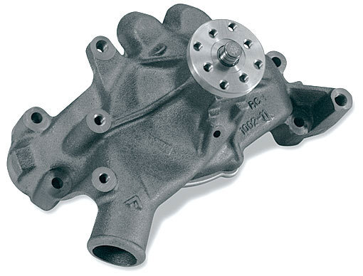 Stewart Components 11113 Water Pump, Mechanical, Stage 1, 5/8 in Pilot, Long Design, Iron, Natural, Big Block Chevy, Each