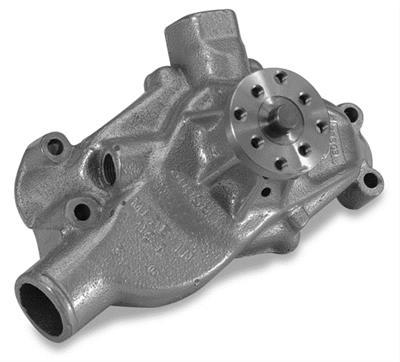 Stewart Components 33143-CCW Water Pump, Mechanical, Stage 3 Racing Series, 3/4 in Pilot, Short Design, Reverse Rotation, Aluminum, Natural, Small Block Chevy, Each