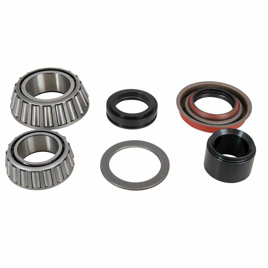 Strange Engineering N1923 - Pinion Bearing Kit, Daytona Style, Adapter Sleeve / Pinion Seal / Spacer / Shims / Washer Included, 28 Spline, Ford 9 in, Kit