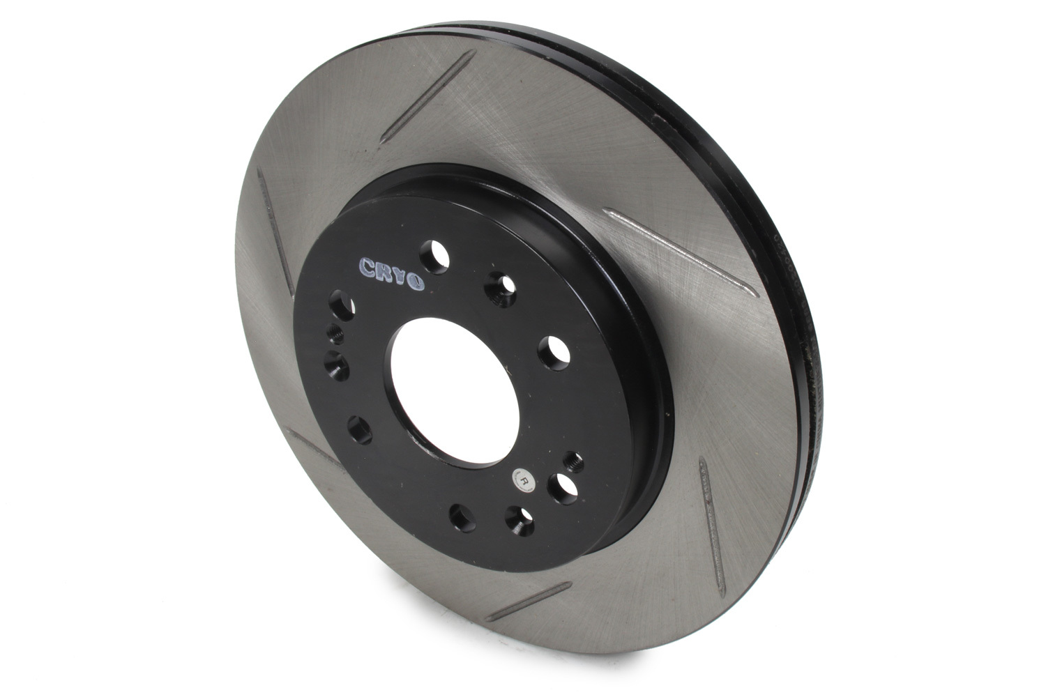 Stoptech 126.66057CSR Brake Rotor, Sport Cryo, Front, Passenger Side, Slotted, 330 mm OD, 30 mm Thick, 6 x 140.5 mm Bolt Pattern, Iron, Black Paint, Each