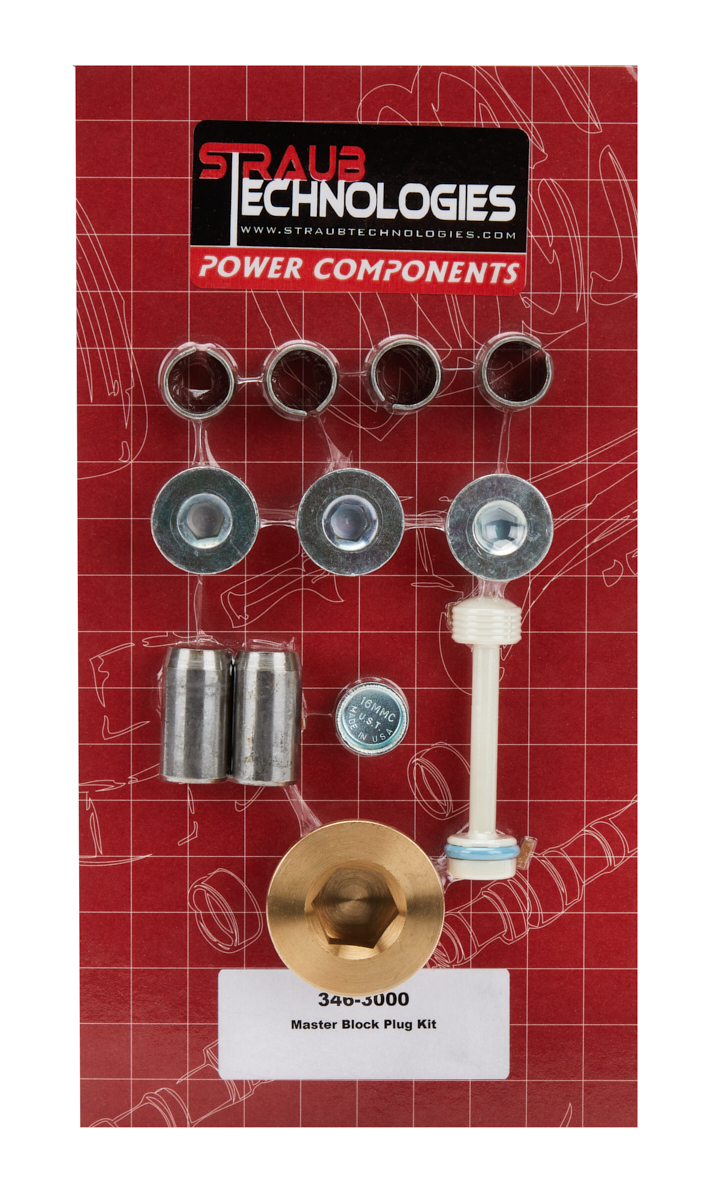 Straub Technologies 346-3000 LS Engine Plug Kit Master Block Kit