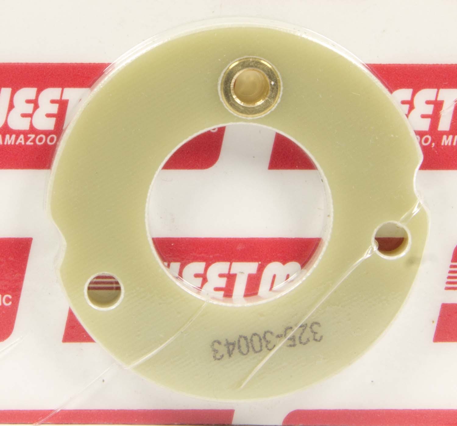 Sweet Manufacturing 325-30043 Fuel Pump Adapter Spacer, Sweet Hex Drive Power Steering Pump to Fuel Pump, Phenolic, Natural, Each