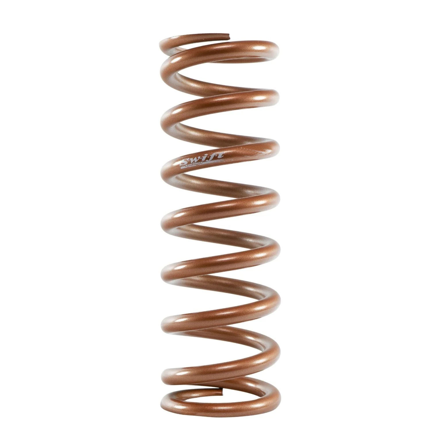 Coil Spring - Coil-Over - 1.88 in ID - 8 in Length - 220 lb/in Spring Rate - Steel - Copper Powder Coat - Each