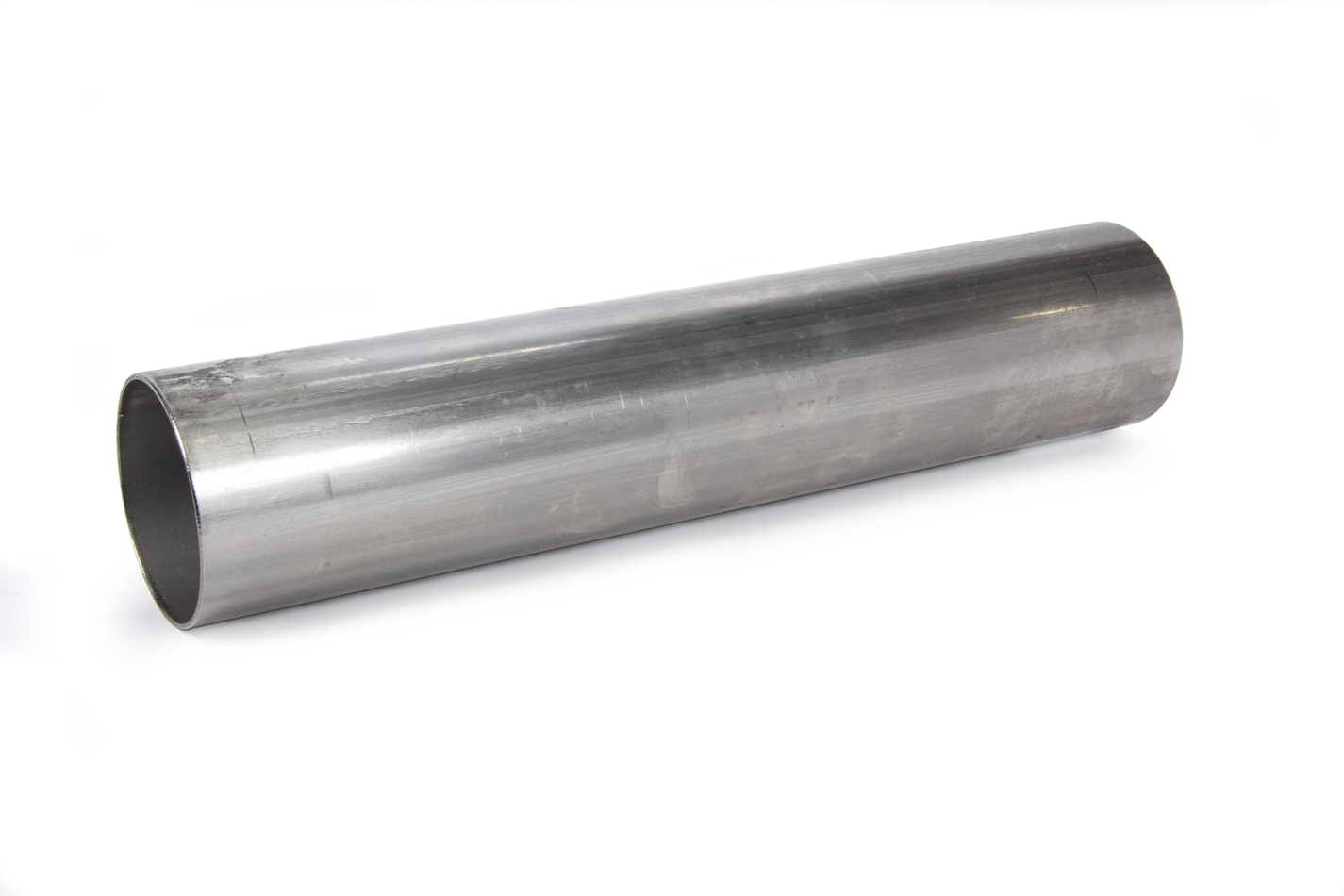 Stainless Works 2.5HSS-1 Exhaust Pipe, Straight, 2-1/2 in Diameter, 12 in Long, 0.065 Wall, Stainless, Natural, Each