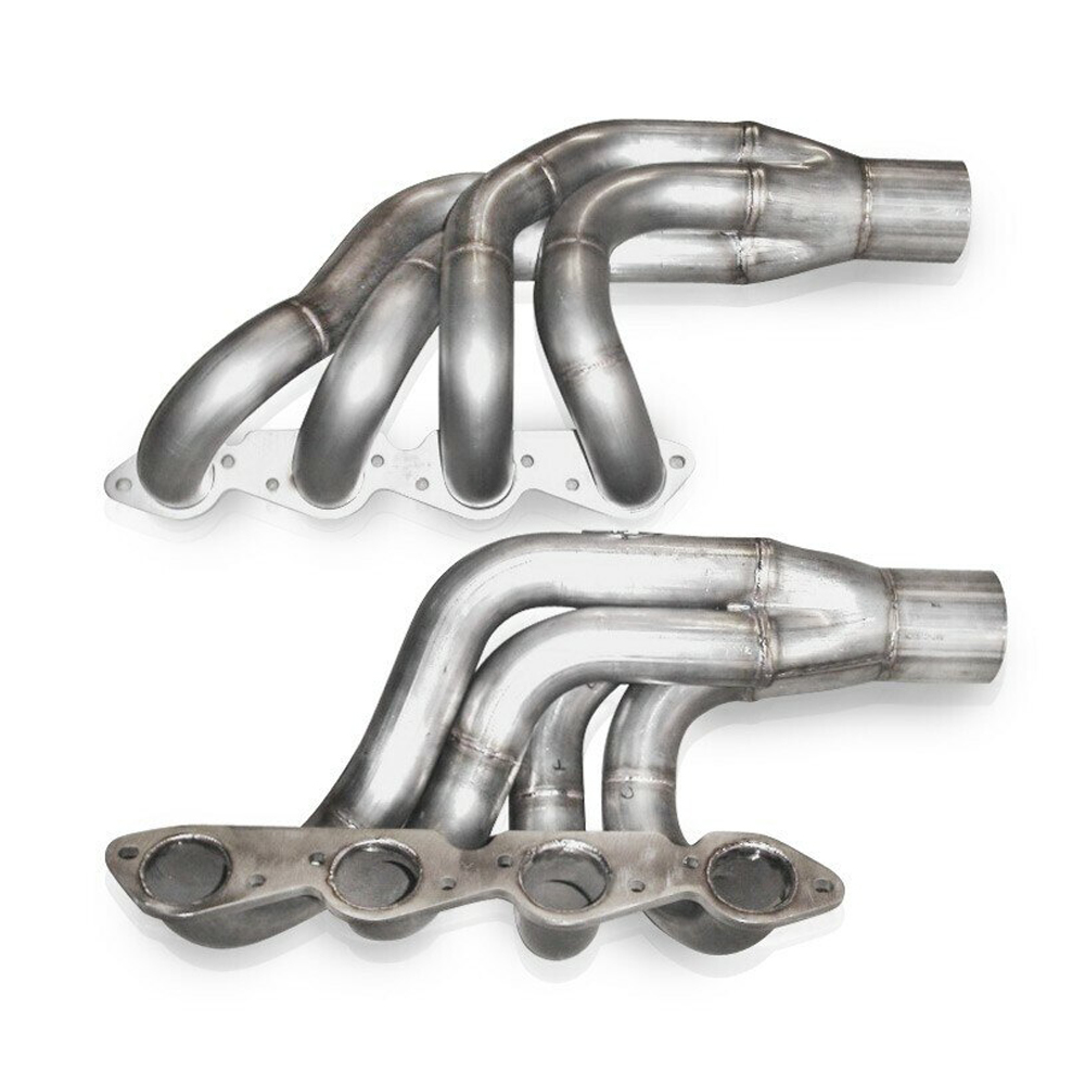Stainless Works BBCT Headers, 2-1/4 in Primary, 3-1/2 in Primary, Stainless, Natural, Big Block Chevy, Pair