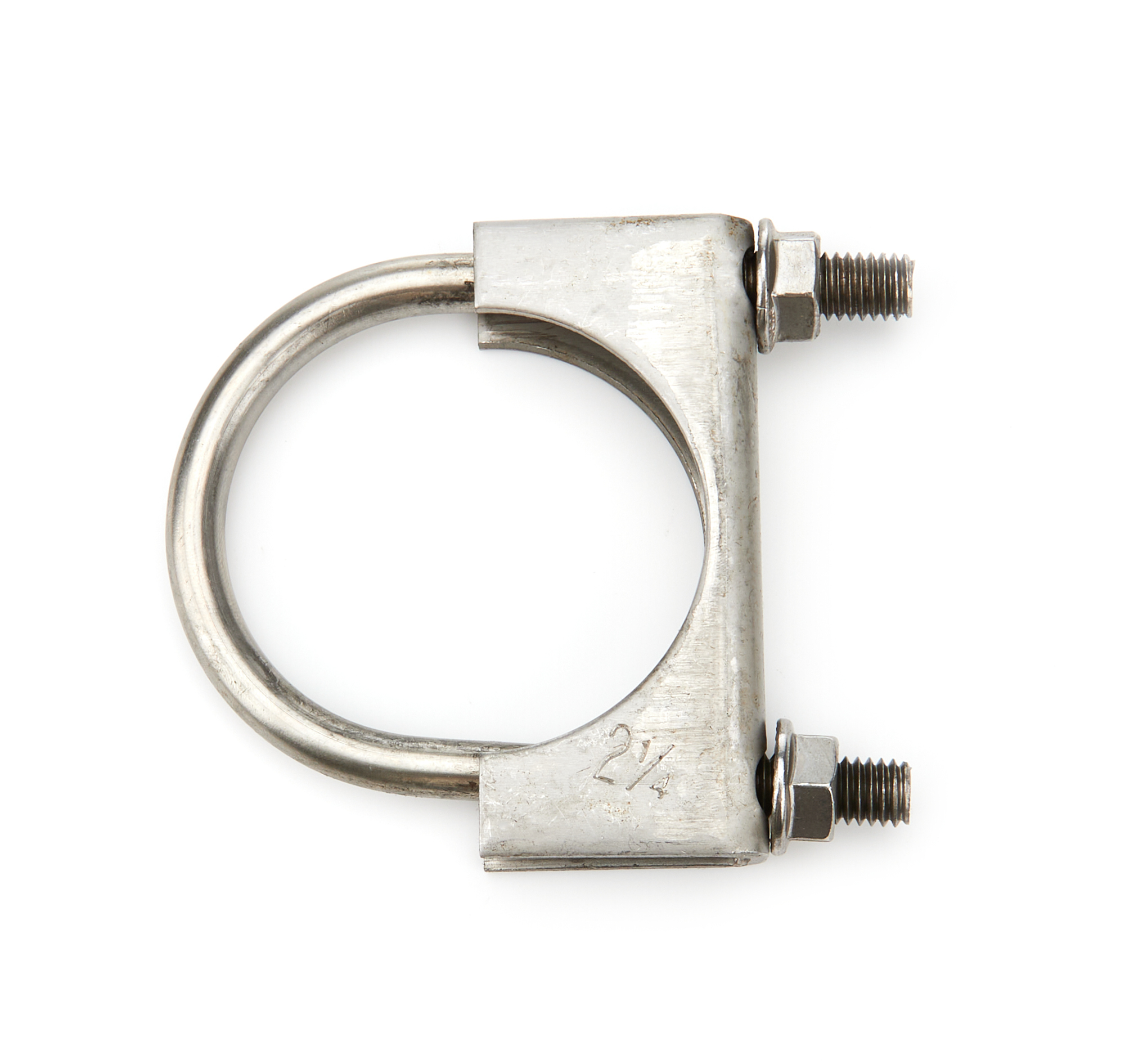 Stainless Works SSC225 Exhaust Clamp, Saddle Clamp, 2-1/4 in Diameter, Stainless, Natural, Each