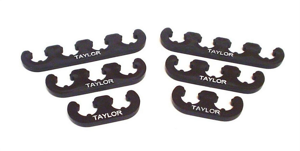 Taylor Cable 42800 Spark Plug Wire Divider, 7-8 mm Wires, Nylon, Black, Clip Style, Kit