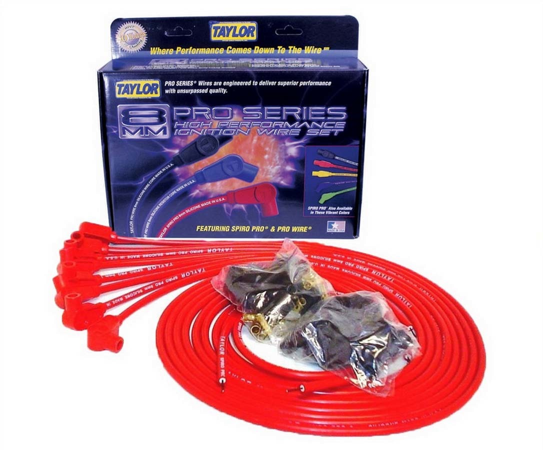 TAYLOR/VERTEX — TAYLOR/VERTEX 8mm Red Spiro-Pro Wires