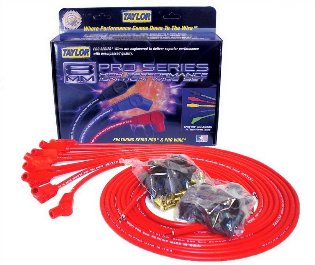 TAYLOR/VERTEX — TAYLOR/VERTEX 8mm Red Spiro-Pro Wires
