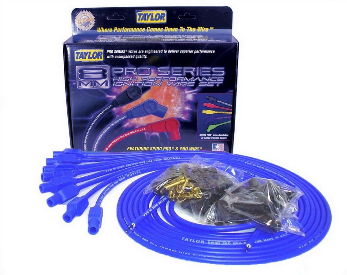 TAYLOR/VERTEX — TAYLOR/VERTEX 8mm Blue Spiro-Pro Wires
