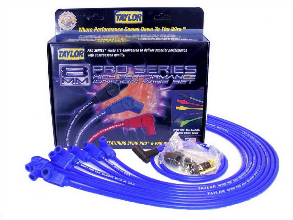 Race-Fit Spiro-Pro Plug Wire Blue SBC HEI