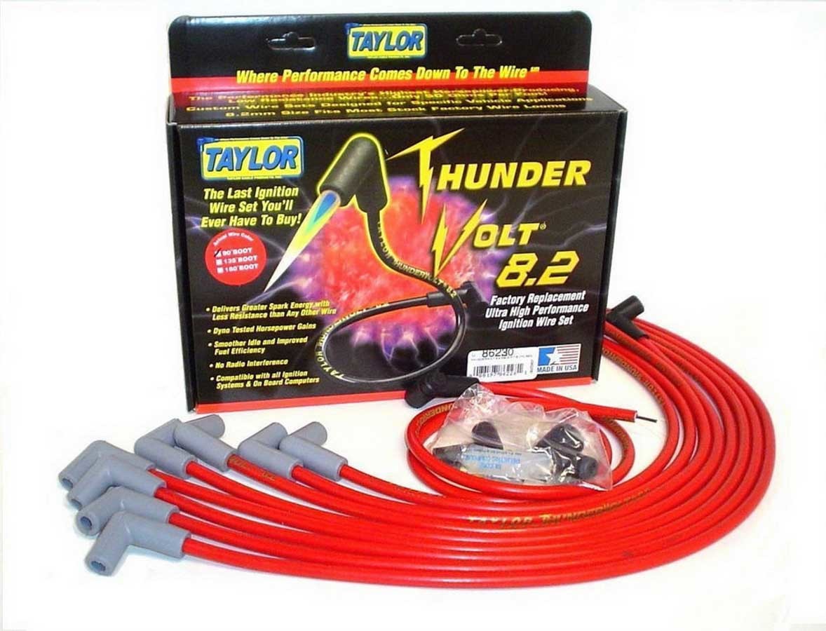 8.2 Thunder-Volt Spark Plug Wire Set Red