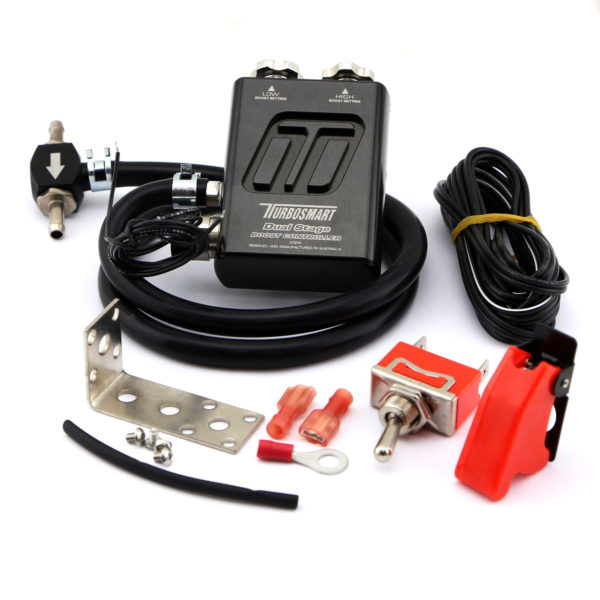 Turbosmart TS-0105-1102 Boost Controller, V2, Dual Stage, Manual, Dual Adjustable, Black, Universal, Kit