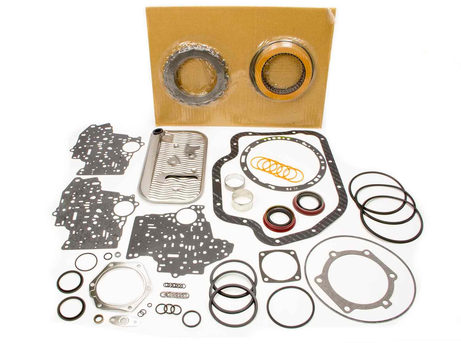 TCI 259000 Transmission Rebuild Kit, Automatic, Master Racing Overhaul, Clutches / Steels / Bands / Filter / Gaskets / Seals, TH400, Kit