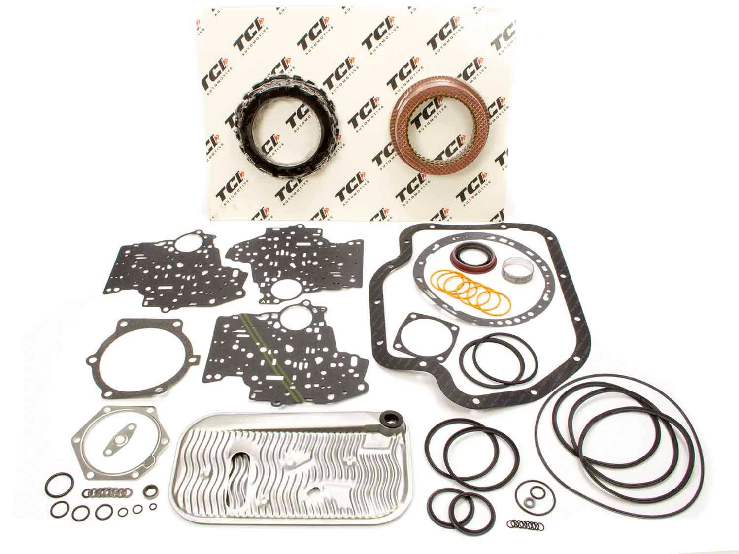 TCI 259015 Transmission Rebuild Kit, Automatic, Ultimate Master Racing, Clutches / Steels / Bands / Filter / Gaskets / Seals, TH400, Kit