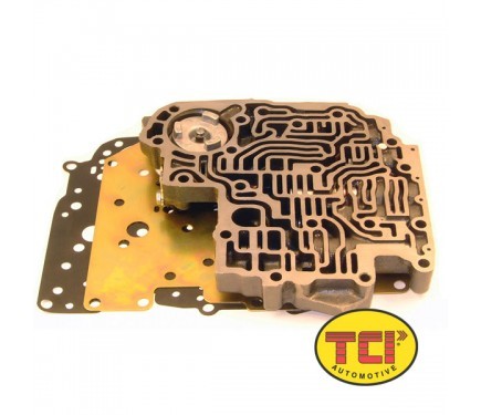 TCI 321115 Automatic Transmission Valve Body, Drag / Circle Track Race, Manual, Reverse Pattern, Engine Braking, TH350, Kit